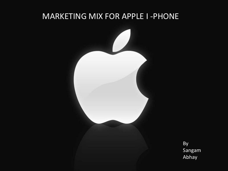 Marketing mix apple_iphone