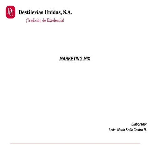 Marketing Mix Caso Práctico