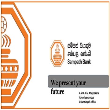 Marketing mix using in sampath banak 