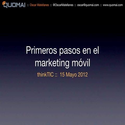 Marketing móvil   think tic