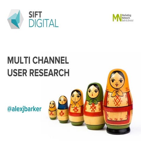 Multi-channel user research (Bath & Bristol Marketing Network)