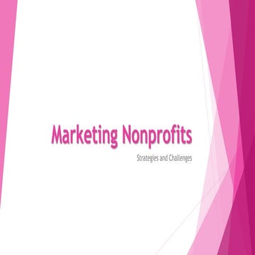 Marketing Nonprofits Part 1 of 3