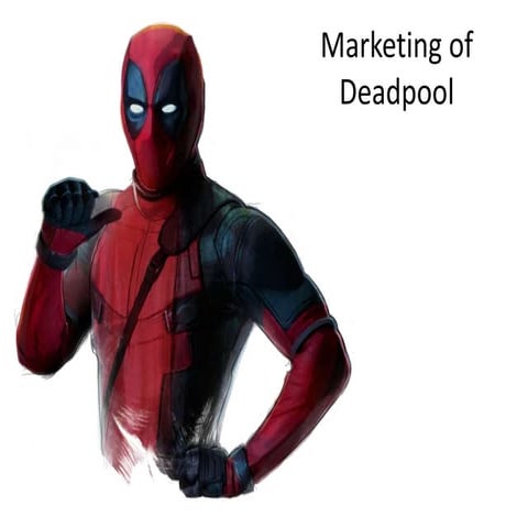 Marketing of deadpool