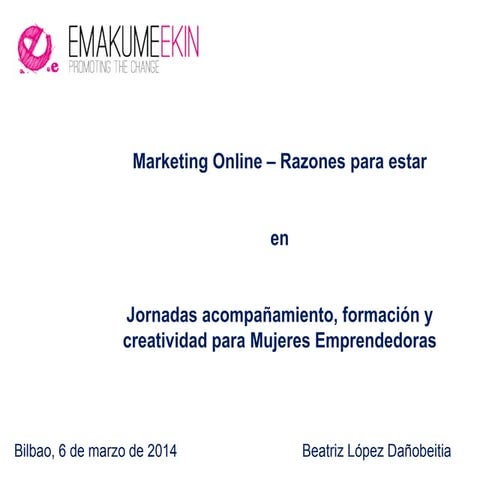 Marketing online – razones para estar