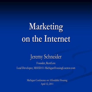 Marketing On The Internet