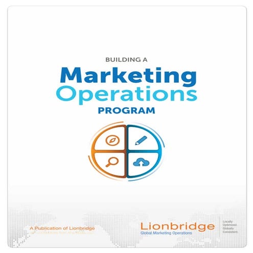 Building a Marketing Operations Program