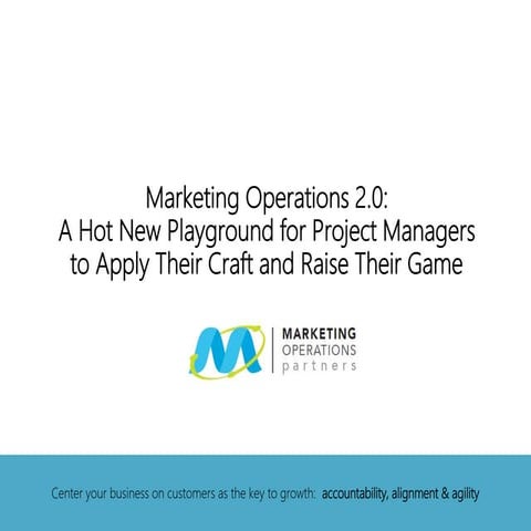 Marketing Operations: The Engine Behind Predictive Analytics