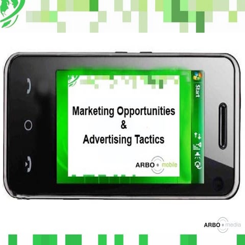 Marketing opportunities and advertising tactics english