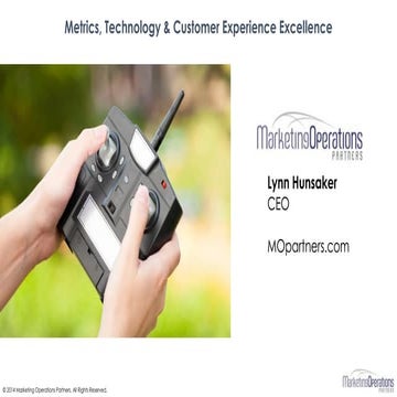 Marketing Metrics, Technology, & Customer Experience