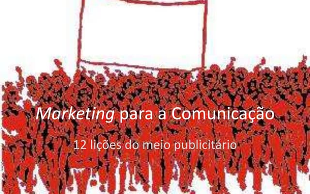 Marketing para a comunicação