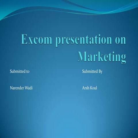 Marketing past present and future