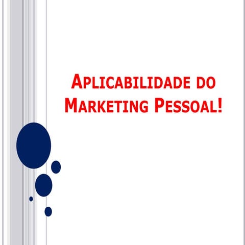 Marketing pessoal Professor Danilo Pires