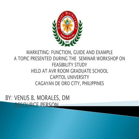 MARKETING: Function, Guide and Example | PPTX