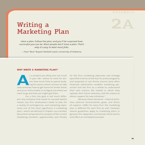 Marketing plan | PDF