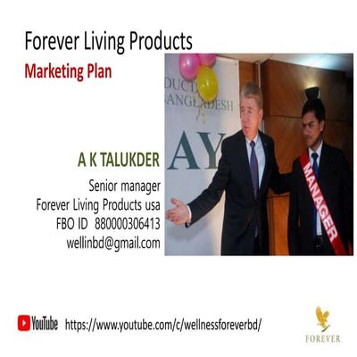 Forever Living Products Marketing Plan