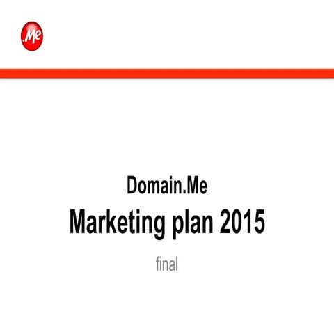 Marketing plan 2015 public  me