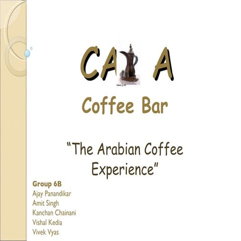 Marketing Plan   Coffee Bar