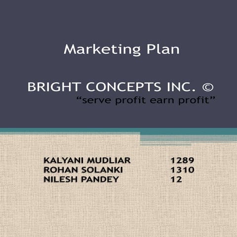 Marketing Plan : Futuristic Cell phone