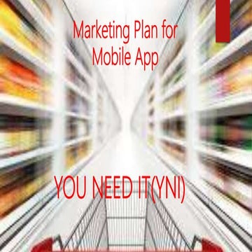 Marketing plan for mobile app