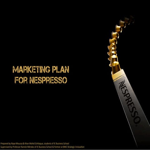 Marketing Plan for Nespresso 