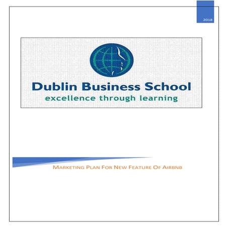 Marketing plan for new feature of airbnb