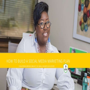 Marketing Plan for Social Media 
