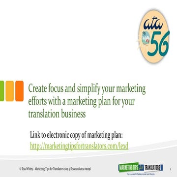 Marketing plan for freelancers
