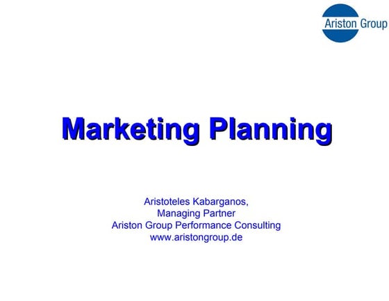 How to develop a useful marketing plan