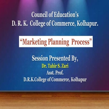 Marketing Planning Process