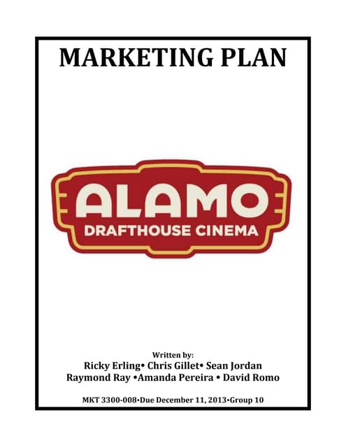 Alamo Drafthouse Cinema Marketing P...