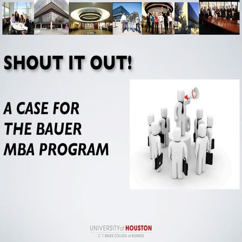 Outside Consultant - UH MBA Marketing Presentation