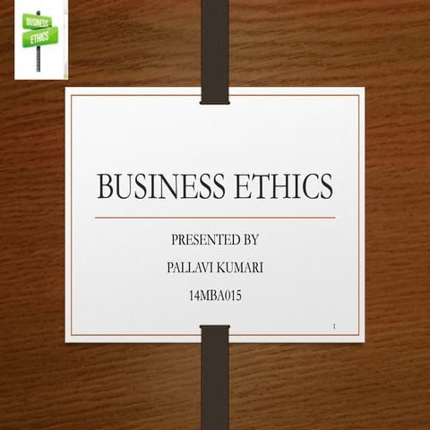 business ethics | PPT