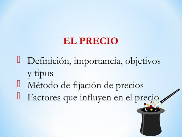 Marketing precio