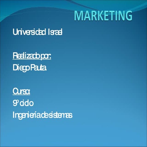 Marketing