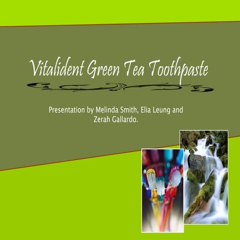 University Work: Marketing Principles Presentation