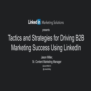 Marketing Profs B2B Forum Preso- Face Melting Edition