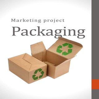 Marketing - Packaging Project CBSE