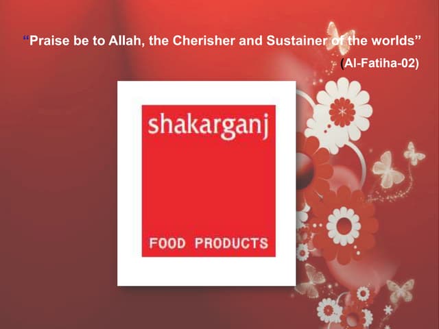CSR Of Shakarganj Group | PPTX