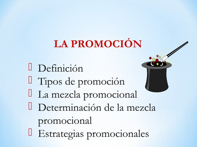 Marketing promocion