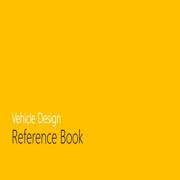 Vehicle Design Reference Book