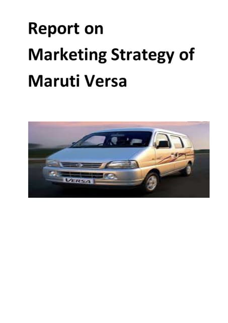 Marketing Strategy