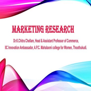 Marketing research