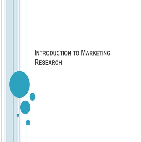 Marketing research intro