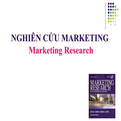 Marketing research ngo minh tam chapter 1