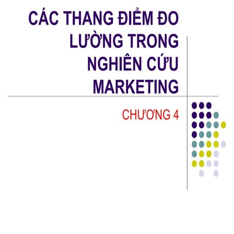 Marketing research ngo minh tam chapter 4