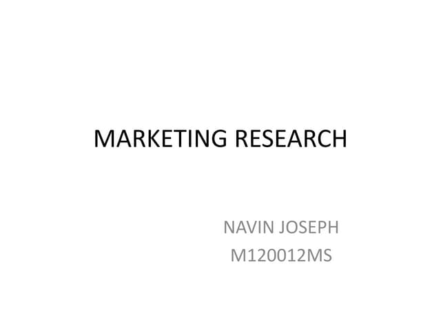  Marketing research ppt