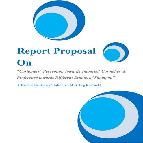 Marketing Research Report Proposal [Elegant (VI)]