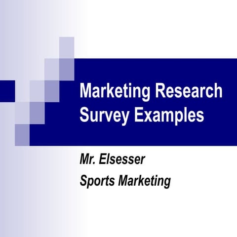 Survey Example with FDT | PPTX