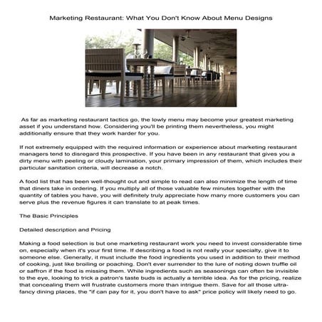 Restaurant upselling technique | PDF