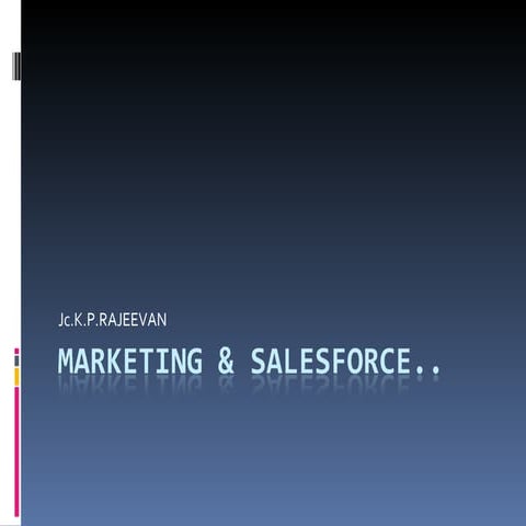 Marketing & Salesforce..